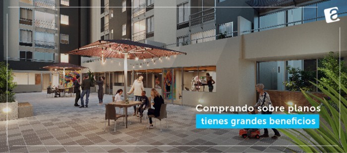 apartamentos sobre planos Bogotá